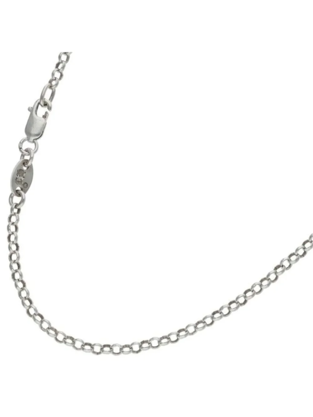 Chrome Hearts Roll Chain Silver Necklace